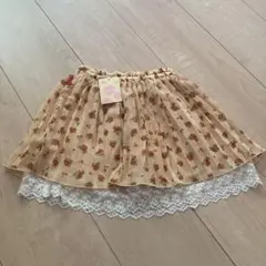 新品未使用　OLIVE des OLIVE 花柄スカート ベージュ