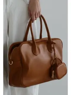 ★新品★Bonjour Sagan soins レザーボストンバッグ