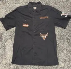 Harley-Davidson 半袖シャツ M 黒&オレンジ