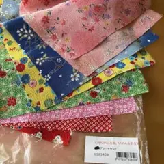 新品　友禅ちりめん生地金彩　8枚セット