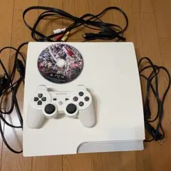 ホワイト PS3 本体 CECH-3000A 通電確認のみ