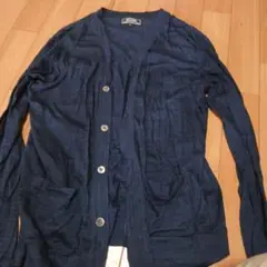 BEAMS ネイビー カーディガン S