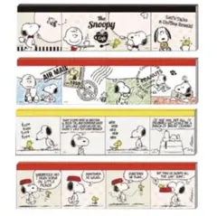 【4セット】スヌーピー 4コマふせん メモ 付箋