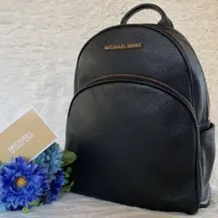 超美品☆マイケルコース リュック バックパック ブラック 黒 レザー 人気