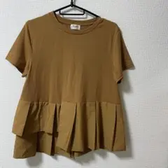 BEAMS HEARTアシンメトリー異素材プルオーバー