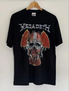 新品 バンドTシャツ XL メガデス MEGADETHE スカル メタル ロック