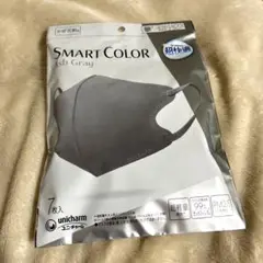 smart color マスク アッシュグレー 7枚