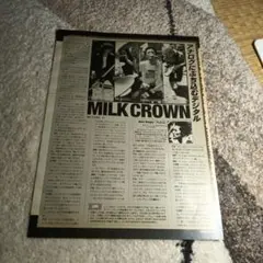 GiGS☆記事☆切り抜き☆MILK CROWN『AとD』メンバーインタビュー