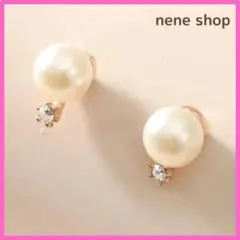 ピアス パール 8mm 一粒ピアス レディース 大人可愛い ジルコニア ゴールド