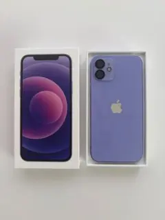 iPhone 12 パープル 128GB本体 箱付き