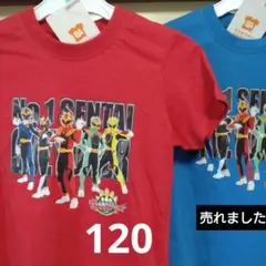 新品ナンバーワン戦隊ゴジュウジャー半袖Ｔシャツ赤120戦隊物