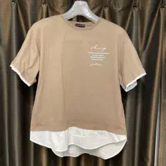 lovetoxic ブラウン 半袖Tシャツ Mサイズ