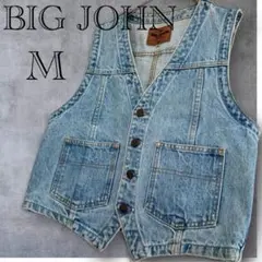 BIG JOHN✨SPIRIT デニムベスト M 80' ヴィンテージ