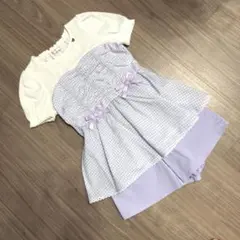 メゾピアノ　チュニック　ショートパンツ　セットアップ　130