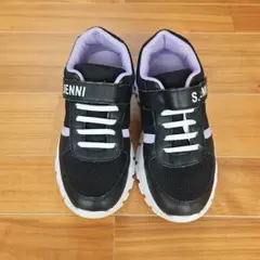 S.JENNI ブラック/パープル スニーカー 22.0cm