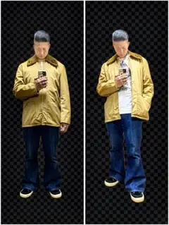 ★激安‼️好デザイン‼️雰囲気抜群★70s JCPenney ボア襟 JK L‼️