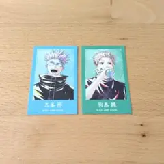 呪術廻戦0 Ani-Art インスタントカメラ風イラストカード 五条悟 狗巻棘