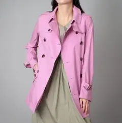 ○★新品 未使用 SANYOCOAT 38 オーガニック ショートトレンチコート