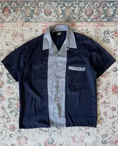 Kennington ツートーンオープンカラーシャツ