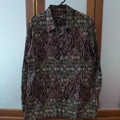 バティック batik インドネシア シャツ 長袖