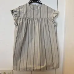Quoti use FITH ストライプ柄ワンピース 110cm