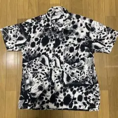 古着　レオパード　ヒョウ柄 半袖シャツ