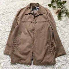 高級人工皮革使用✨ バーバリー ノバチェック ジャケット アマレッタ スウェード