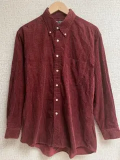 CHAPS ラルフローレン　コーデュロイシャツ　チェック