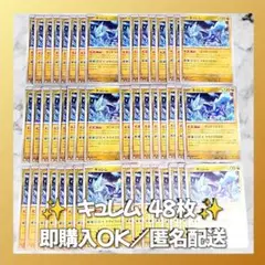 【1336】　ポケモンカード　キュレム　48枚　匿名配送　まとめ売り　引退　大量