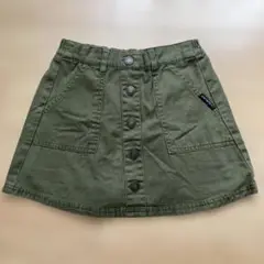 #DEFINITELY オリーブ色 ボタン付きスカート