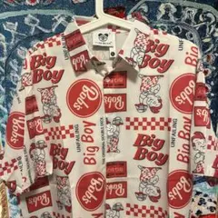 ハンバーグボーイ 柄シャツ 個性的 派手 お洒落 メンズ 新品 ハイデザイン