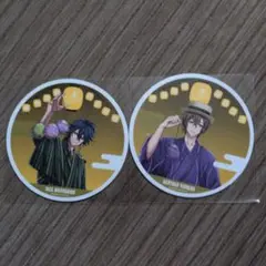 ヒプノシスマイク 8th カフェ ミクサ コースター 有栖川帝統、夢野幻太郎