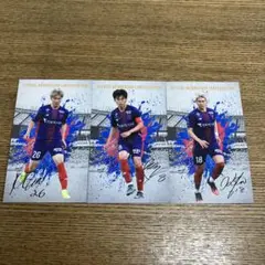 FC東京 メンバーシップリミテッドカード　3枚セット