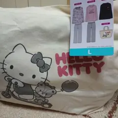 しまむら ハッピーバック キティ パジャマセット ルームウェア