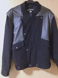 BLACK PIA ブラックピア 羊革　 レザー　ジャケット　ブルゾン Lサイズ BLACK PIA ブラックピア 羊革 レザー ジャケット ブルゾン Lサイズ