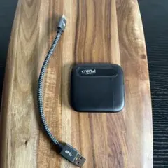 Crucial X6 外付け SSD 2TB portable usb付き　美品