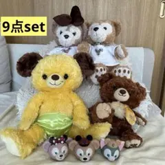 感謝sale❤️8157❤️Disney❤️9点 ダッフィー & フレンズ ぬいぐるみ