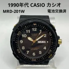 1990年代 ヴィンテージ CASIO カシオ MRD-201W 電池交換済