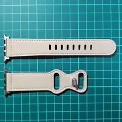❣️匿名配送❣️アップルウォッチ バンド レザー 42mm 44mm　ベージュ