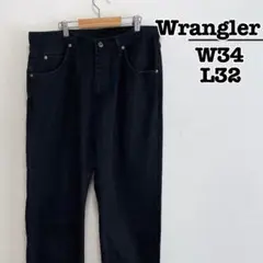 Wrangler　デニムパンツ　ジーンズ　ブラック　W34 L32　ニカラグア製