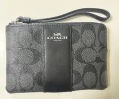 COACH ブラック クラッチバッグ