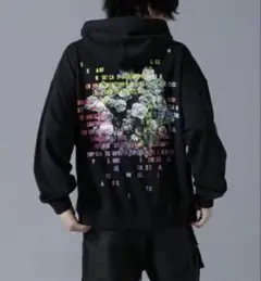 【美品】正規品　メンズ　パーカー　A4A エーフォーエー　フーディ　ブラック