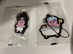 【新品】おぱんちゅうさぎ　ラバーストラップ　お風呂　ラバーキーホルダー