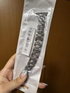 Applewatchシルバーバンド
