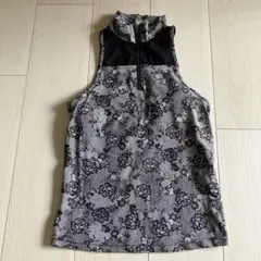 GERS 花柄 ハイネック タンクトップ