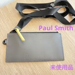 Paul Smith ロゴ入りネックストラップ付　カードケースキーケース小銭入れ