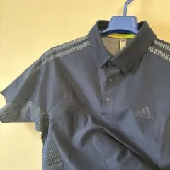 adidas ネイビー ポロシャツ