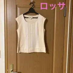 アルバロッサ クリーム色 ノースリーブ