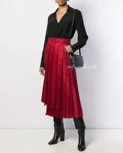 【FENDI】2020FFカーリグラフィプリーツスカート