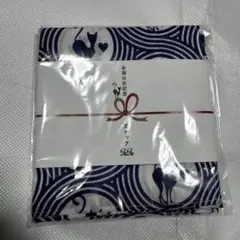スナックJUJU全国出店記念ハンカチ　猫とハートのデザイン 新品未使用